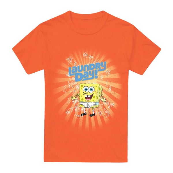 SpongeBob SquarePants Mens Laundry Day! T-Shirt SpongeBob SquarePants Mens Laundry Day! T-Shirt