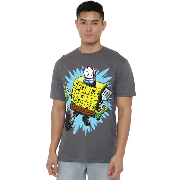 SpongeBob SquarePants Mens Letter T-Shirt