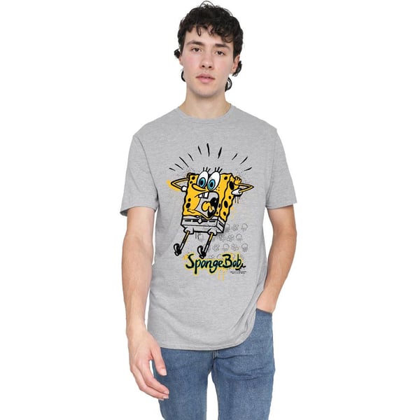SpongeBob SquarePants Mens Shocking! T-Shirt