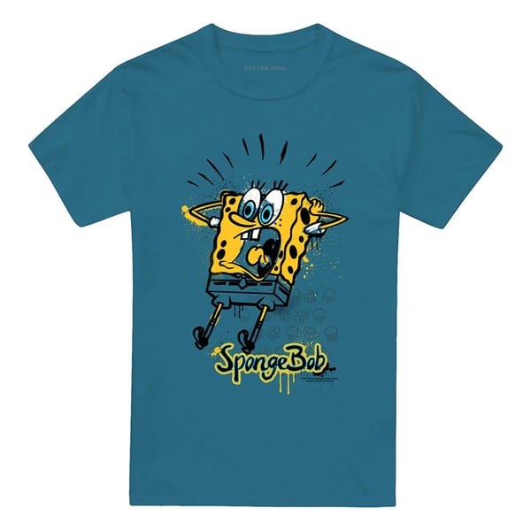 SpongeBob SquarePants Mens Shocking! T-Shirt
