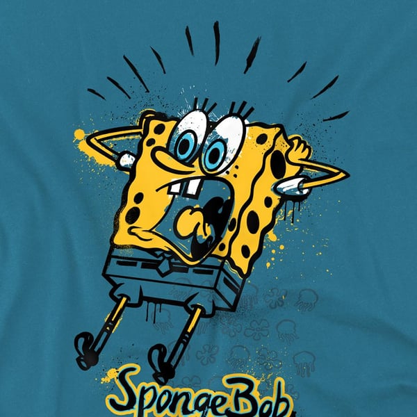 SpongeBob SquarePants Mens Shocking! T-Shirt