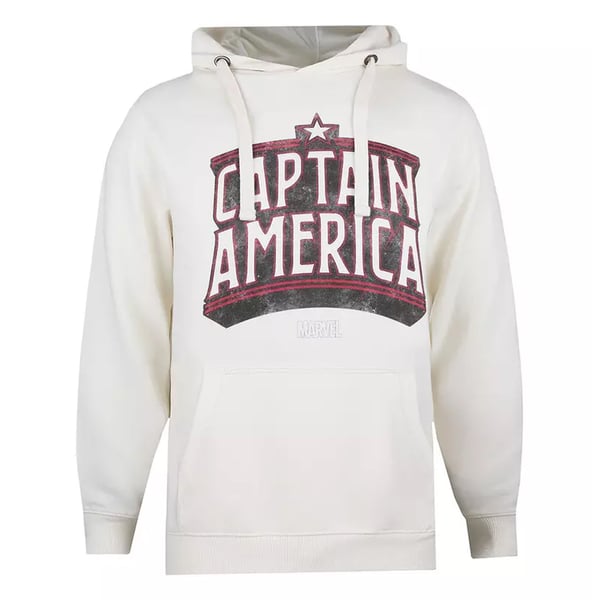 Captain America Mens Arch Hoodie Captain America Mens Arch Hoodie