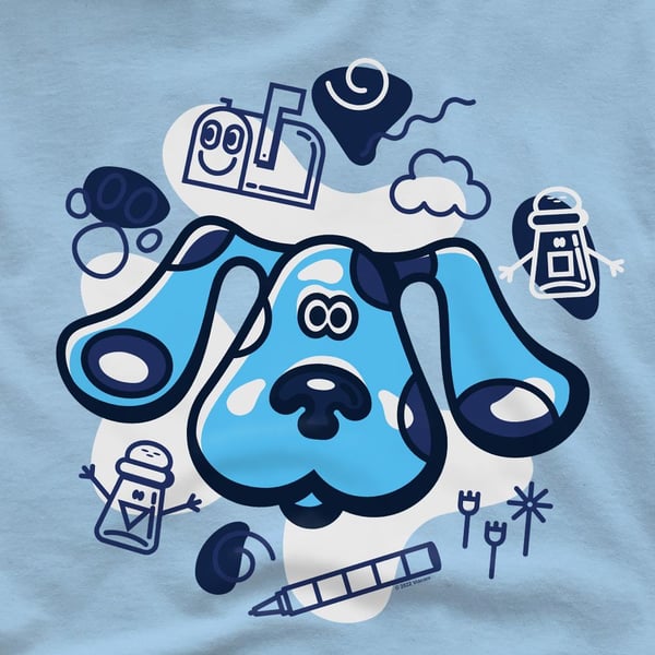Blue´s Clues Mens And Friends T-Shirt