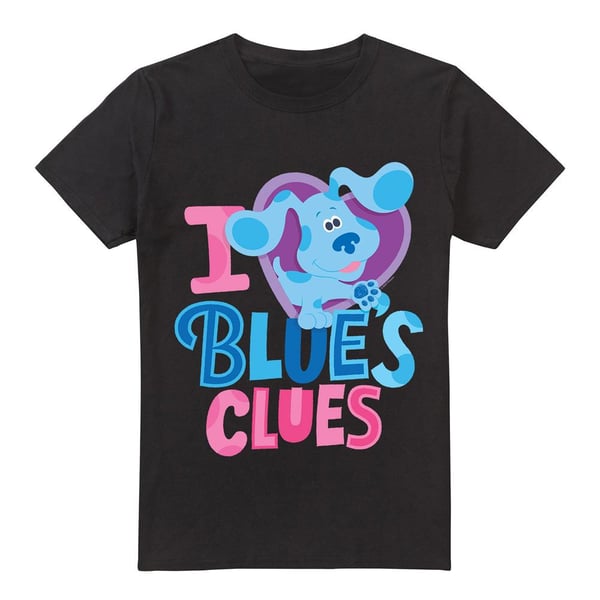 Blue´s Clues & You! Mens I Heart Blue T-Shirt Blue´s Clues & You! Mens I Heart Blue T-Shirt