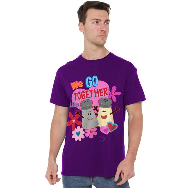 Blue´s Clues & You! Mens Salt And Pepper T-Shirt