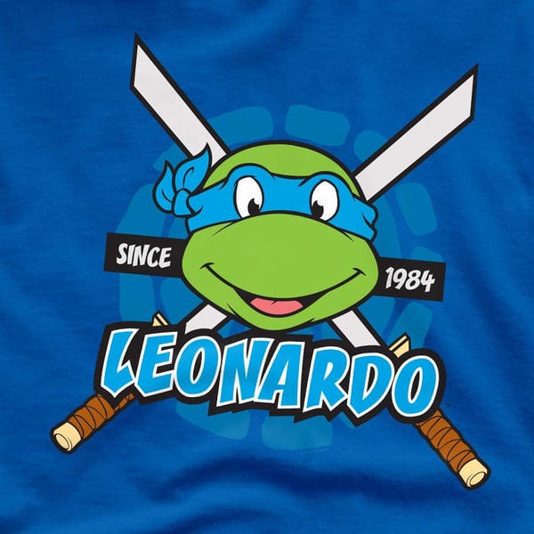 Teenage Mutant Ninja Turtles Mens Since 1984 Leonardo T-Shirt