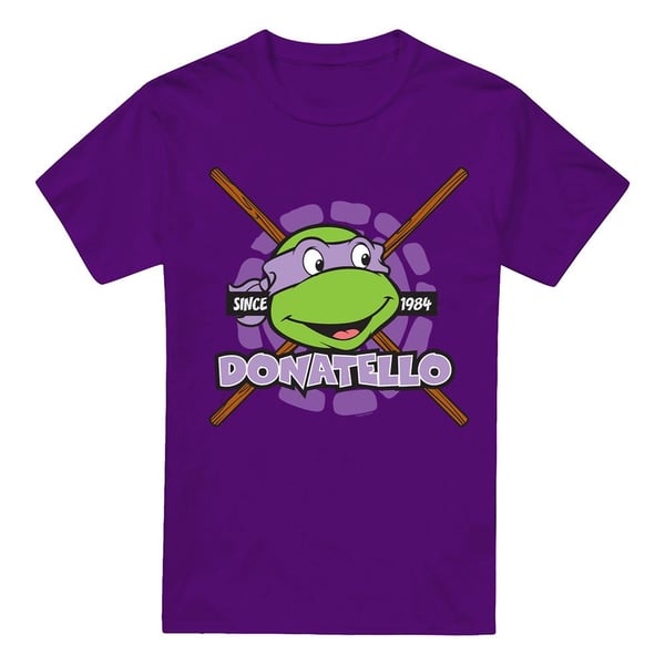 Teenage Mutant Ninja Turtles Mens Since 1984 Donatello T-Shirt Teenage Mutant Ninja Turtles Mens Since 1984 Donatello T-Shirt