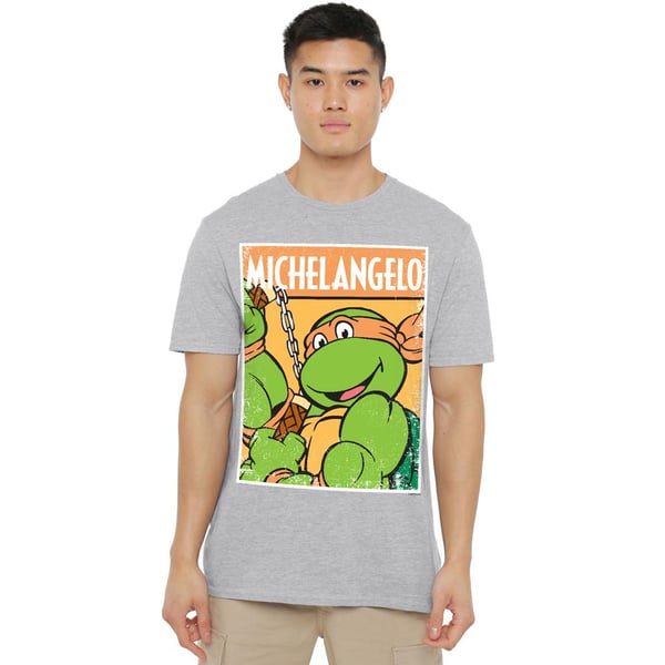 Teenage Mutant Ninja Turtles Mens Michelangelo T-Shirt