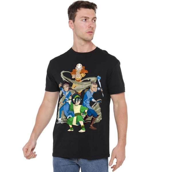 Avatar: The Last Airbender Mens Team Avatar Elements T-Shirt