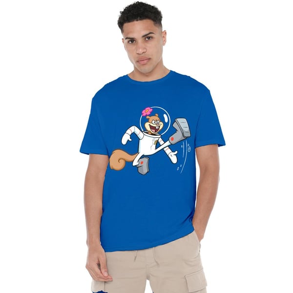 SpongeBob SquarePants Mens Karate Sandy Cheeks T-Shirt