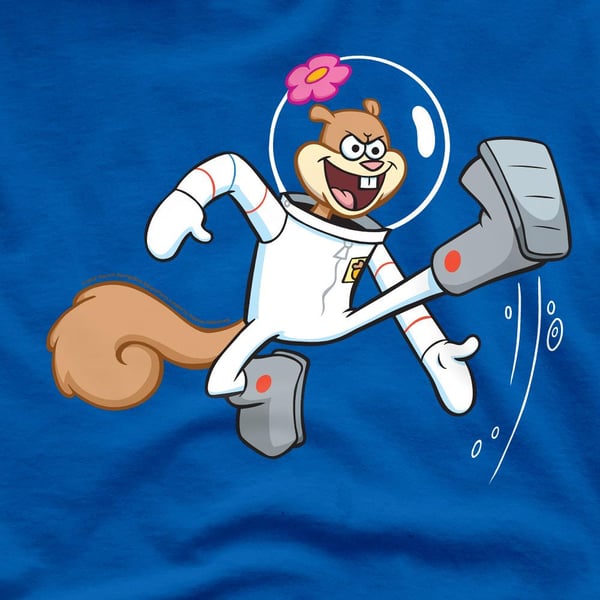 SpongeBob SquarePants Mens Karate Sandy Cheeks T-Shirt