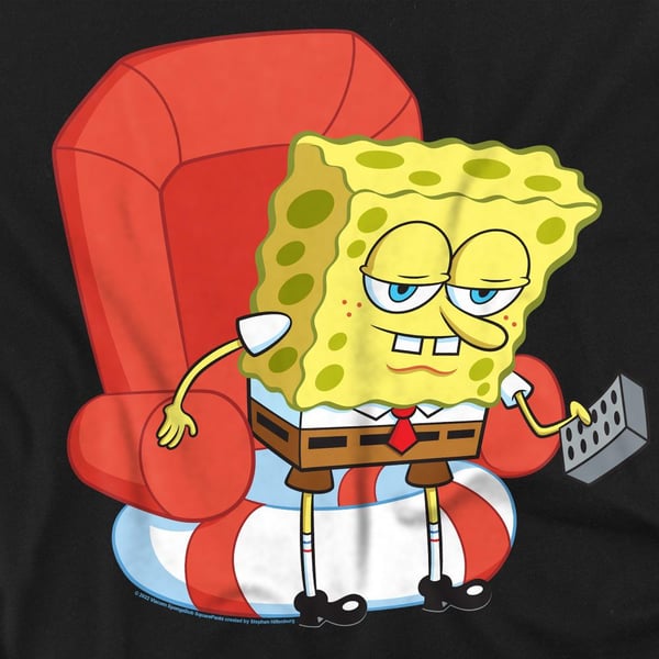 Svampbob Fyrkant Herr T-shirt med \"Head Out Meme\"