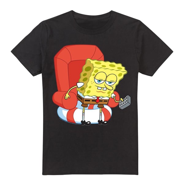 Svampbob Fyrkant Herr T-shirt med \"Head Out Meme\"