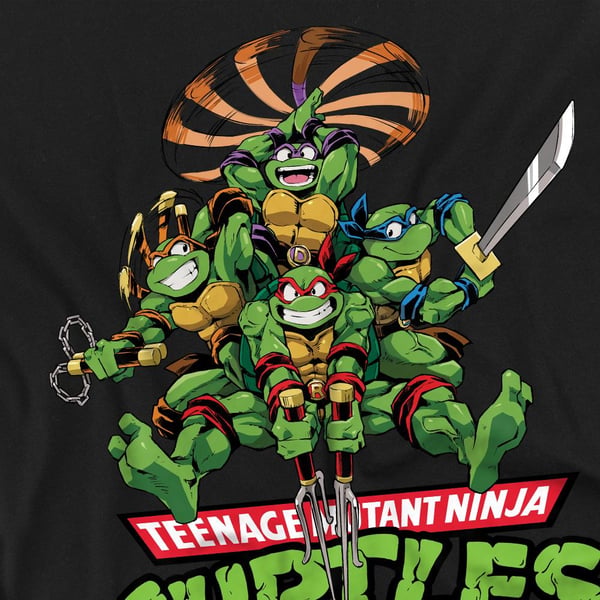 Teenage Mutant Ninja Turtles Herr Manga Turtles T-shirt