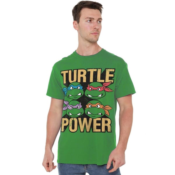 Teenage Mutant Ninja Turtles Mens Turtle Power T-Shirt