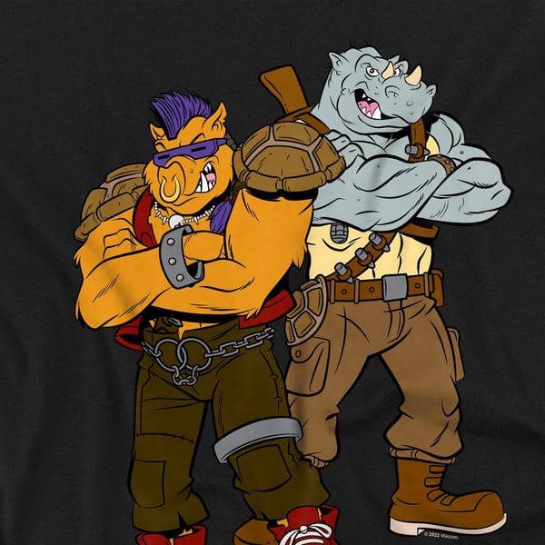 Teenage Mutant Ninja Turtles Mens Bebop & Rocksteady T-Shirt