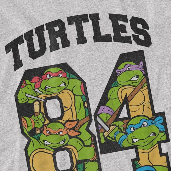 Teenage Mutant Ninja Turtles Mens 84 Turtles T-Shirt