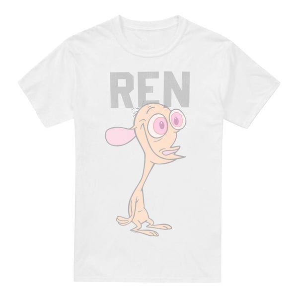Ren & Stimpy Mens Collegiate T-Shirt Ren & Stimpy Mens Collegiate T-Shirt