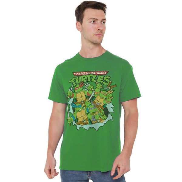 Teenage Mutant Ninja Turtles Mens Retro Group T-Shirt