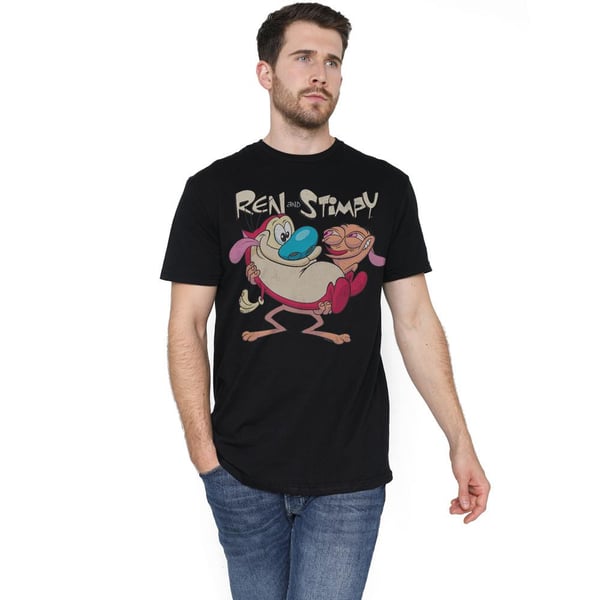 Ren & Stimpy Miesten Two Of A Kind T-paita