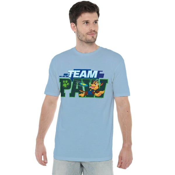 Paw Patrol Mens Team Chase Paw T-Shirt