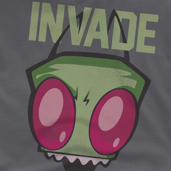Invader Zim Mens Invade T-Shirt