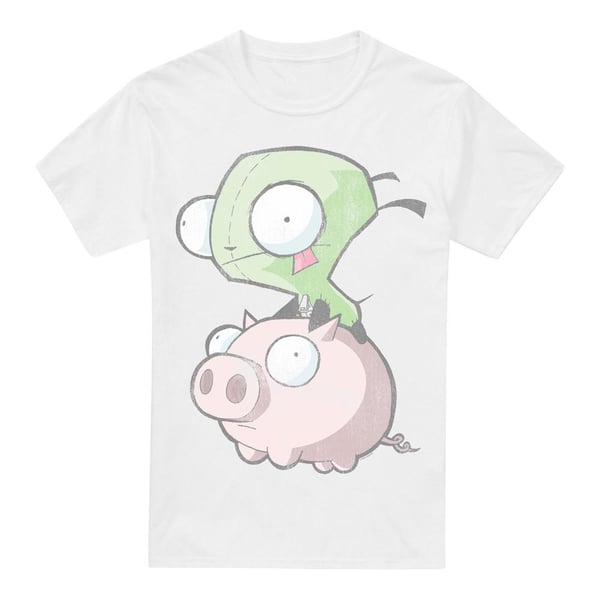 Invader Zim Miesten Gir & Sika T-paita