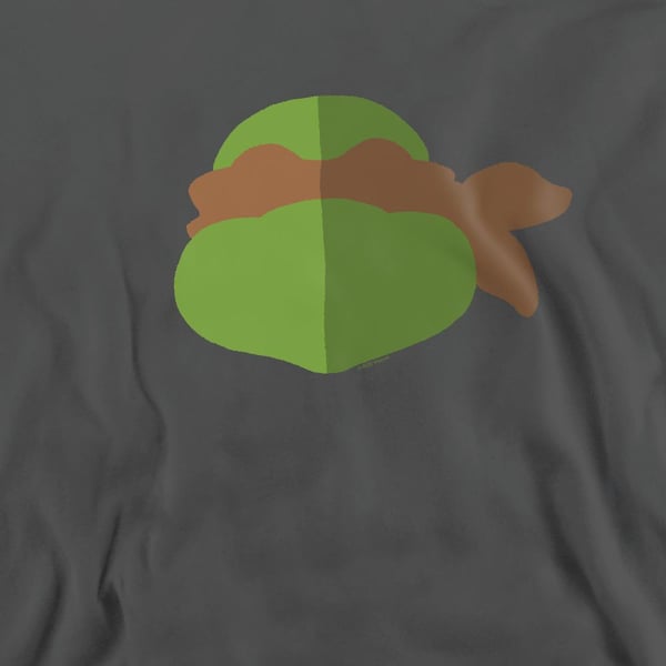 Teenage Mutant Ninja Turtles Unisex Adult Michelangelo Face Sweatshirt