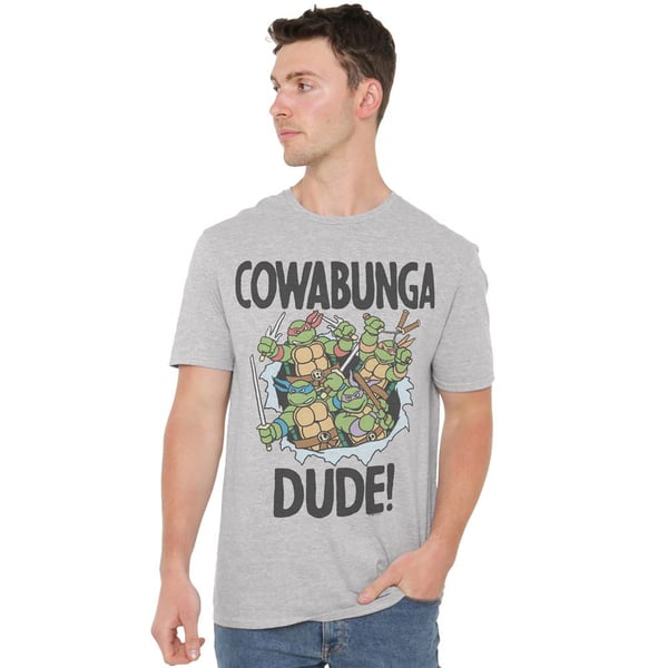 Teini-ikäiset mutanttininjakilpikonnat miesten Cowabunga Dude T-paita