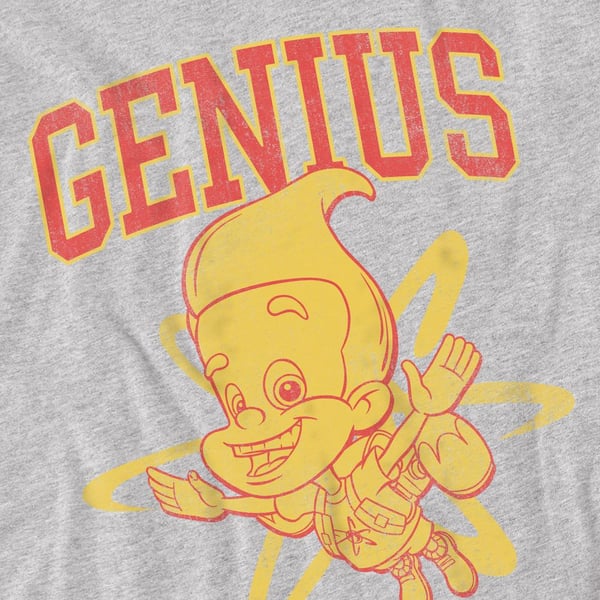 Jimmy Neutron Herr Genius Collegiate T-shirt