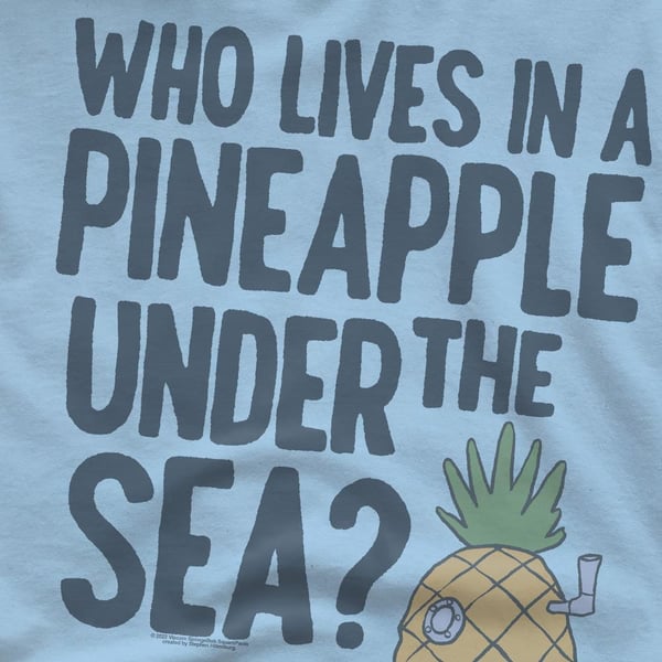 Svampbob Fyrkant Herr T-shirt Ananas Under Havet