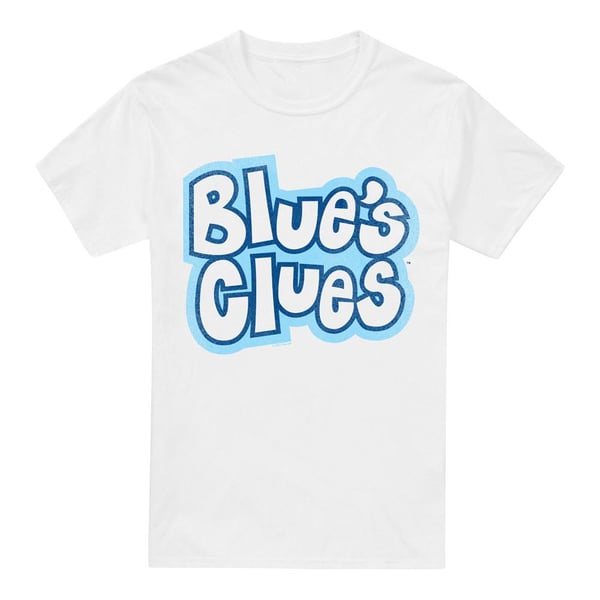 Blue´s Clues T-shirt med vintage logo til mænd Blue´s Clues T-shirt med vintage logo til mænd