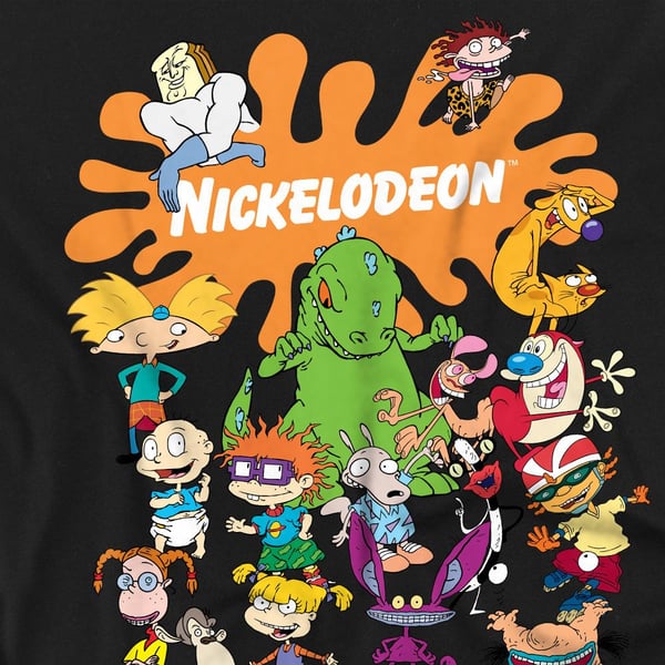 Nickelodeon Miesten Splat Group T-paita