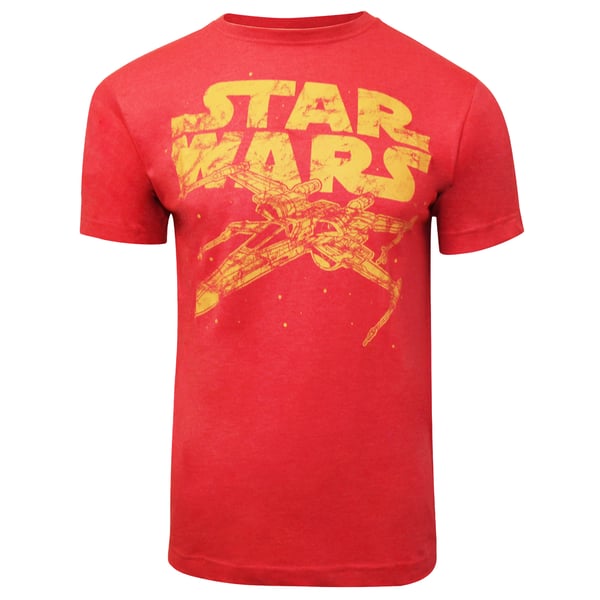 Star Wars Mens X-Wing Heather Logo T-Shirt