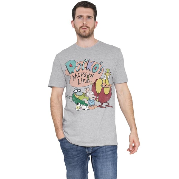 Rocko´s Modern Life Miesten Logo Group T-paita