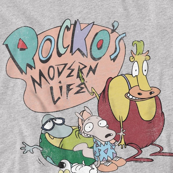 Rocko´s Modern Life Miesten Logo Group T-paita