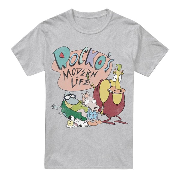 Rocko´s Modern Life Miesten Logo Group T-paita