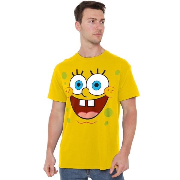 SpongeBob SquarePants Mens Goofy Smile T-Shirt