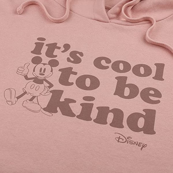 Disney Womens/Ladies Its Cool To Be Kind Mickey Mouse Hoodie