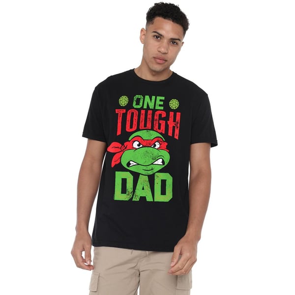 Teenage Mutant Ninja Turtles Mens One Tough Dad Fathers Day T-Shirt