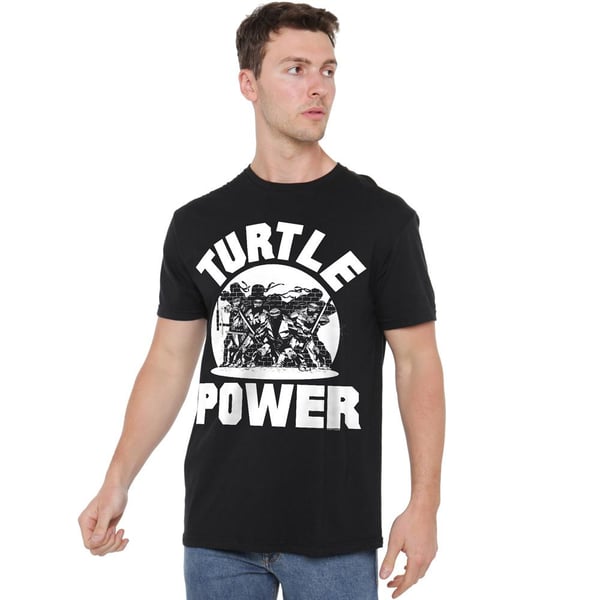 Teenage Mutant Ninja Turtles Mens Turtle Power T-Shirt