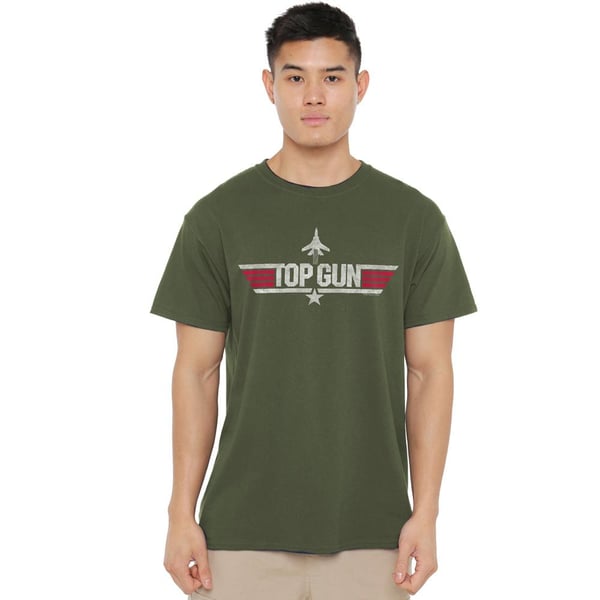 Top Gun T-shirt med logo til mænd
