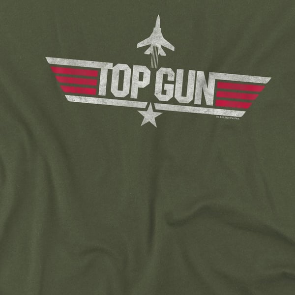 Top Gun T-shirt med logo til mænd