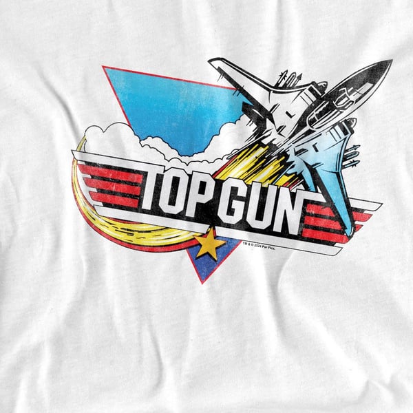 Top Gun Mens Jet Swoop Logo T-Shirt