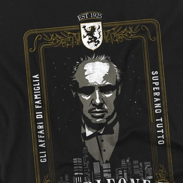 Kummisetä Miesten Don Vito Corleone Klassinen Juliste T-paita