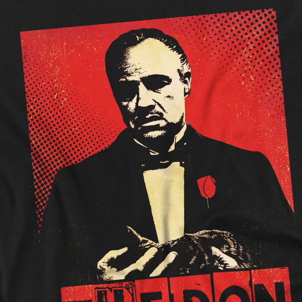 Kummisetä Miesten Don Vito Corleone Pop Art T-paita
