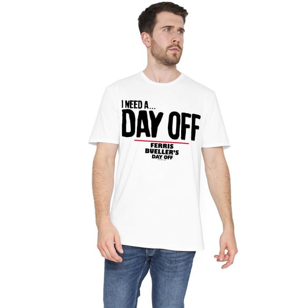 Ferris Bueller´s Day Off Miesten Ferris Bueller Needs A Day Off T-paita