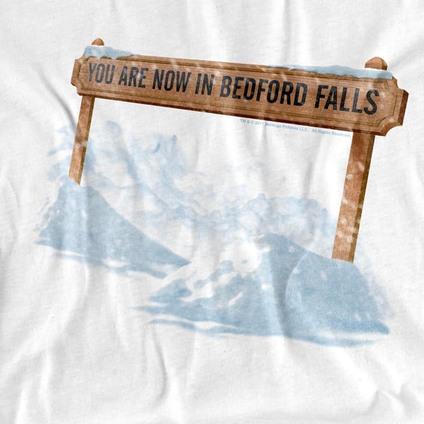 It´s a Wonderful Life Mens Bedford Falls T-Shirt