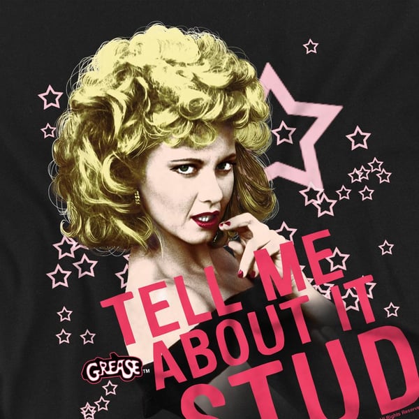 Grease Miesten Tell Me About It Stud T-paita