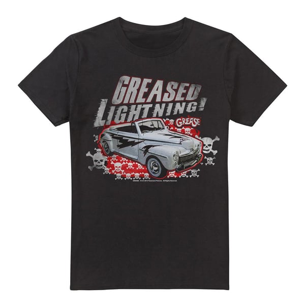 Grease Mens Greased Lightening T-Shirt Grease Mens Greased Lightening T-Shirt